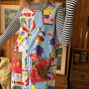 Nooworks A OK Jumpsuit Funky Slow Fashion Bold Print size M